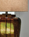 Bainmore - Amber - Glass Table Lamp - Simple Home Plus