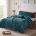 Felicia - Comforter Set - Teal - Simple Home Plus