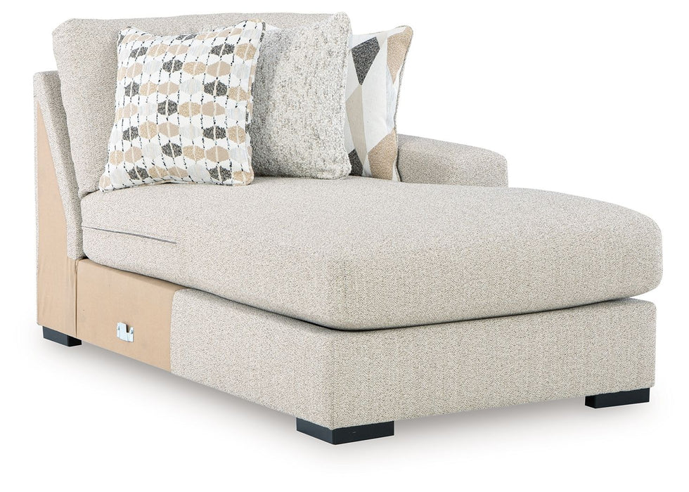 LaureLGrove - RAF Corner Chaise - Pebble - Simple Home Plus