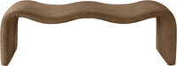 Willow - Faux Leather Bench - Brown - Simple Home Plus