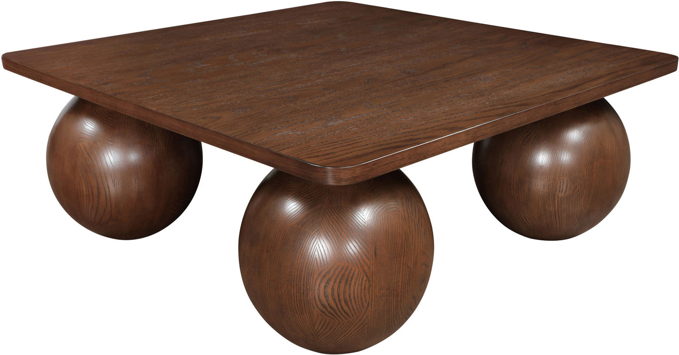 Fitch - Oak Veneer Coffee Table - 4 Legs - Simple Home Plus
