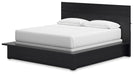 Londer - Black - California King Panel Bed - Simple Home Plus