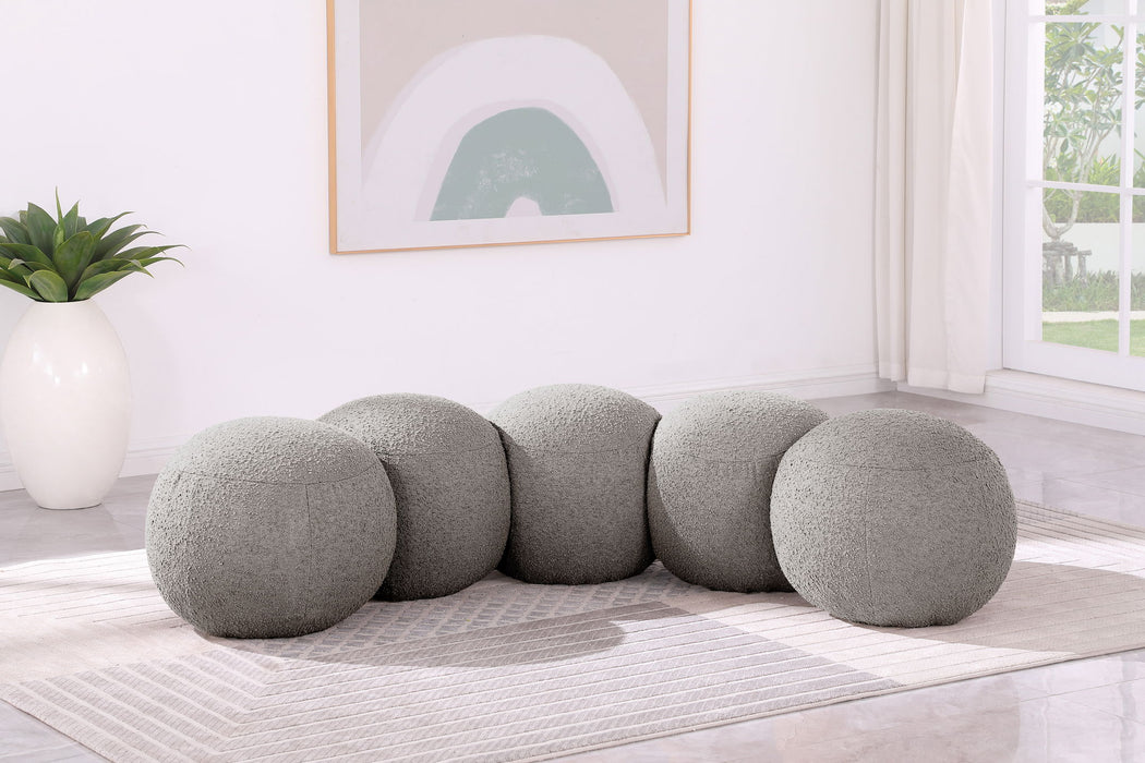 Apollo - Boucle Fabric Bench - Simple Home Plus