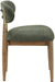 Riccio - Fabric Dining Side Chair (Set of 2) - Walnut Frame - Simple Home Plus