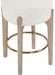 Torino - Backless Counter Stool With Brushed Natural Base (Set of 2) - Simple Home Plus