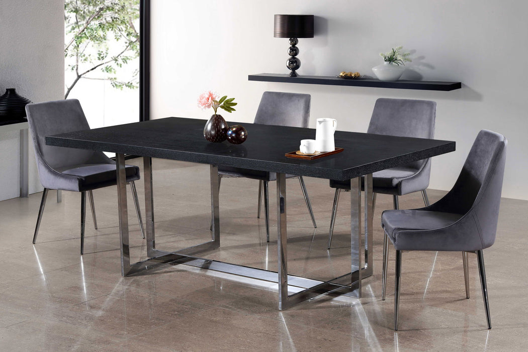 Karina - Dining Chair with Chrome Legs (Set of 2) - Simple Home Plus
