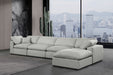 Comfy - 5 Piece Linen Modular Sectional With Chaise - Simple Home Plus
