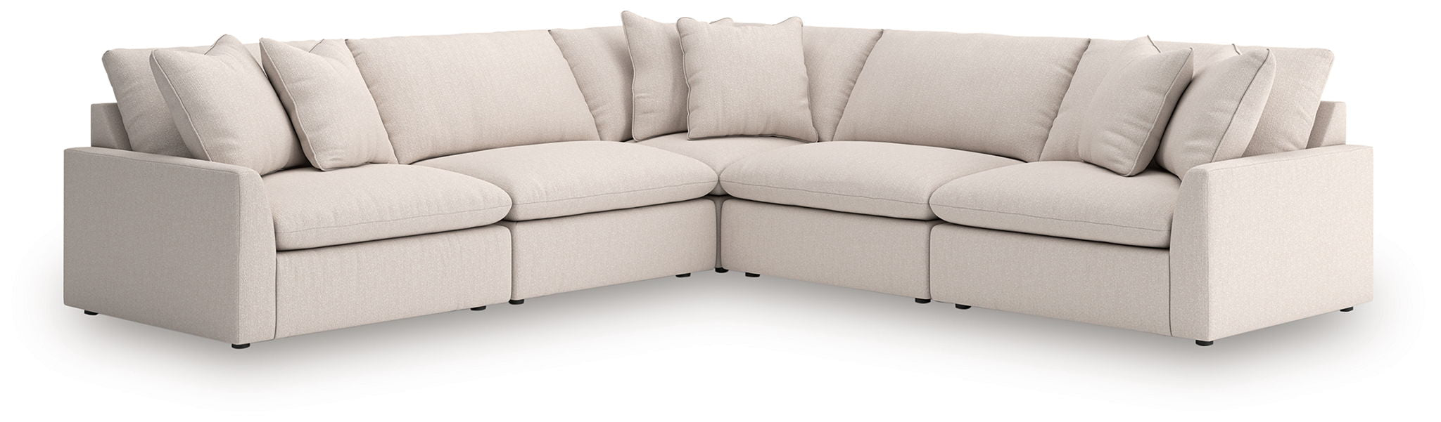 Whitehaven - Oyster - 5-Piece Sectional - Simple Home Plus