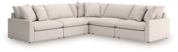 Whitehaven - Oyster - 5-Piece Sectional - Simple Home Plus
