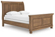 Feddinger - Sleigh Bed - Simple Home Plus