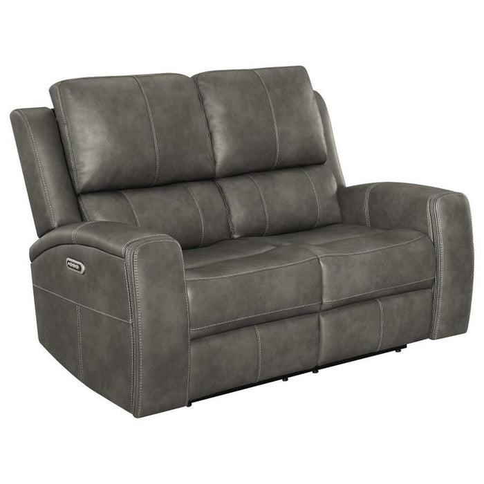 Brickston - Triple Power Reclining Loveseat - Simple Home Plus