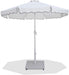 Amalfi - Aluminum Patio Umbrella - White Base / White Pole - Simple Home Plus