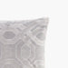 Biron - Square Decor Pillow - Silver - Simple Home Plus