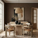Tavio - 48" Oak Veneer And Solid Wood Dining Table - Simple Home Plus