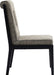 Gwendolyn - Dining Side Chair With Black Frame (Set of 2) - Simple Home Plus