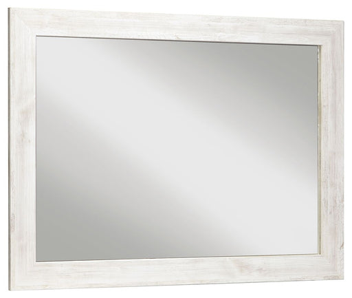 Paxberry - Whitewash - Bedroom Accent Mirror - Simple Home Plus