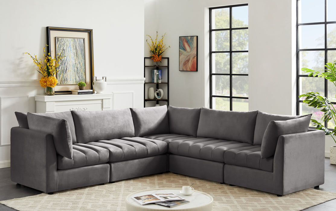 Jacob - Modular Corner Sectional 5 Piece - Simple Home Plus