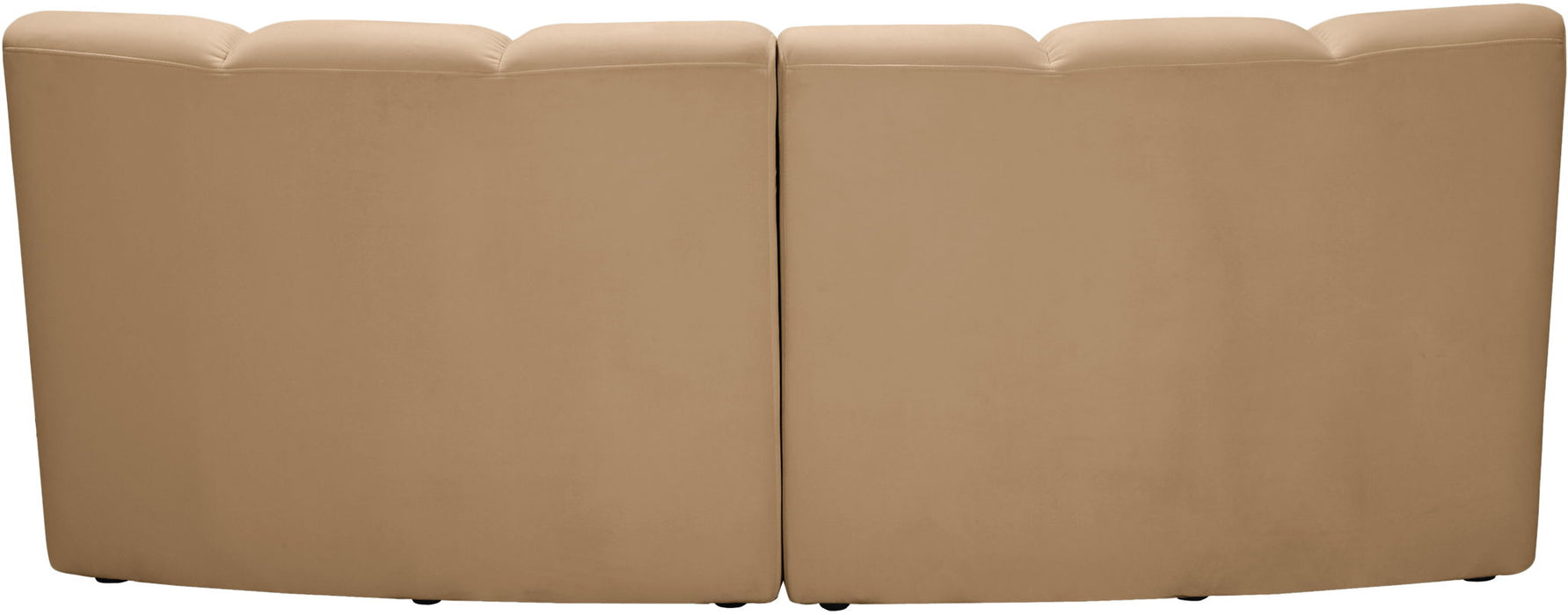 Infinity - 2 Piece Modular Sectional - Camel - Simple Home Plus