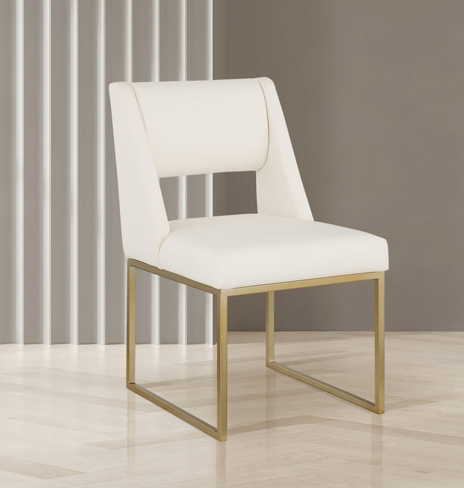 Jayce - Dining Chair Set, Gold Base - Simple Home Plus