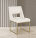 Jayce - Dining Chair Set, Gold Base - Simple Home Plus
