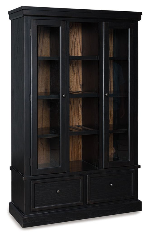 Greddinton - Black / Brown - Curio - Simple Home Plus