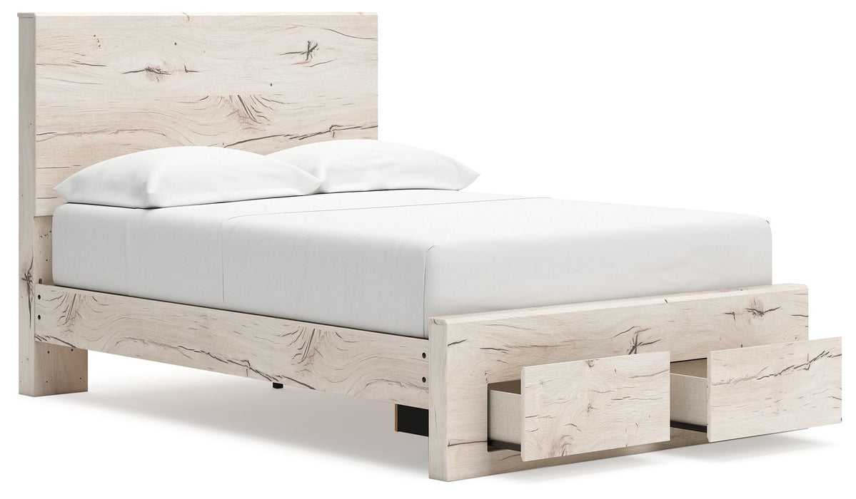 Lawroy - Panel Bed With Storage - Simple Home Plus