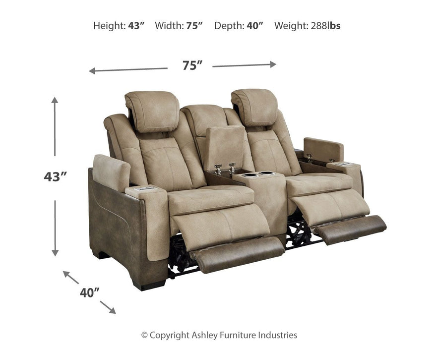 Next-Gen Durapella - Power Reclining Loveseat - Simple Home Plus