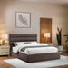 Adam - Linen Fabric Bed With 52" Headboard - Simple Home Plus