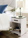 Shawburn - White / Black / Gray - One Drawer Night Stand - Open Cubby - Simple Home Plus