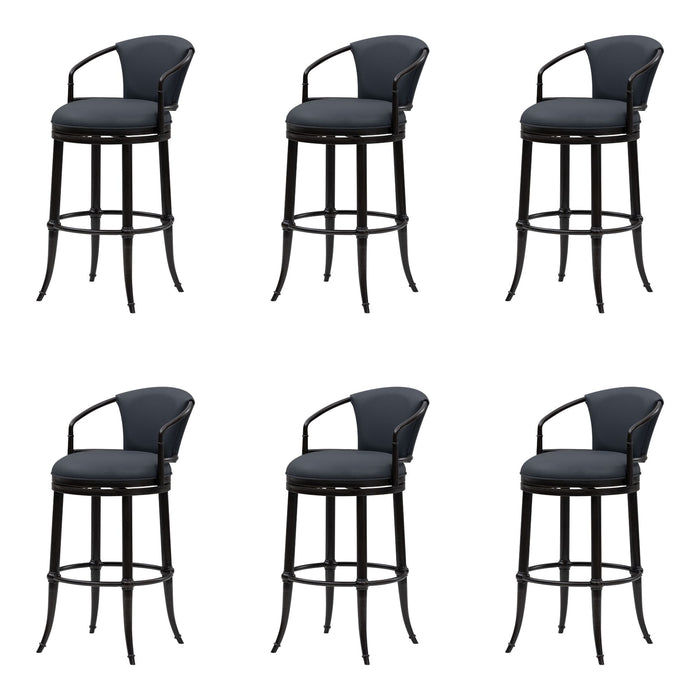 Otis - Upholstered Swivel Bar Height Barstool