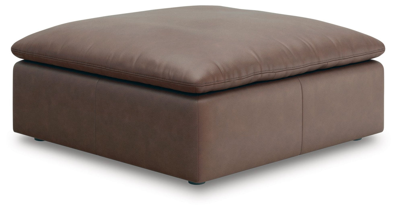 Whitehaven - Oversized Accent Ottoman - Brown - Simple Home Plus