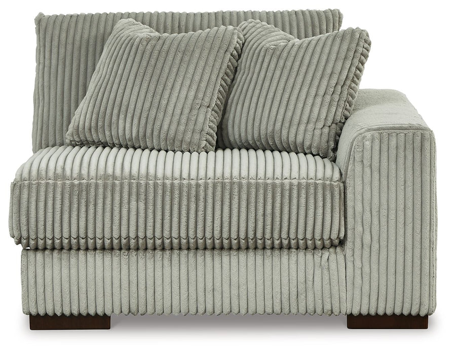 Lindyn - RAF Corner Chair - Fog - Simple Home Plus