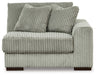 Lindyn - RAF Corner Chair - Fog - Simple Home Plus
