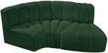 Arc - Boucle Fabric 3 Piece Modular L-Shaped Sofa - Simple Home Plus
