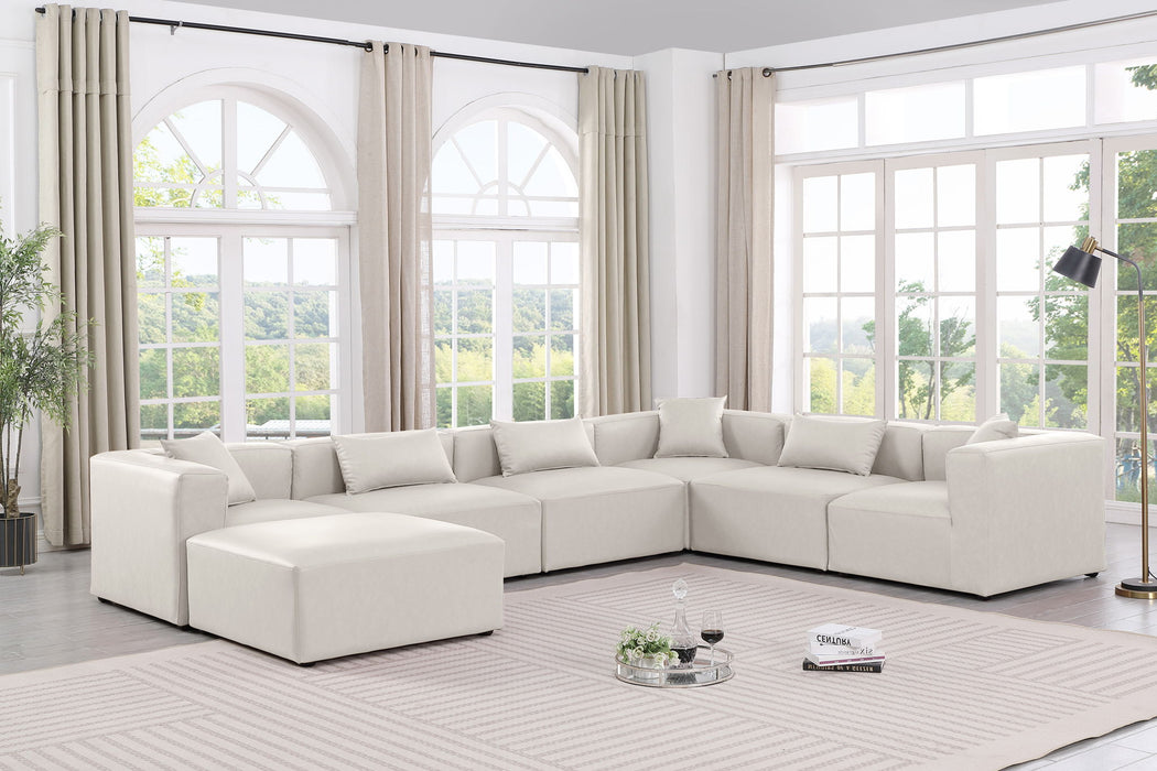 Cube - 7 Piece Modular Sectional - Simple Home Plus