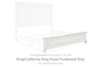 Kanwyn - King/Cal King Panel Footboard - Whitewash - Simple Home Plus