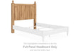 Aleaport - Full Panel Headboard - Warm Brown - Simple Home Plus