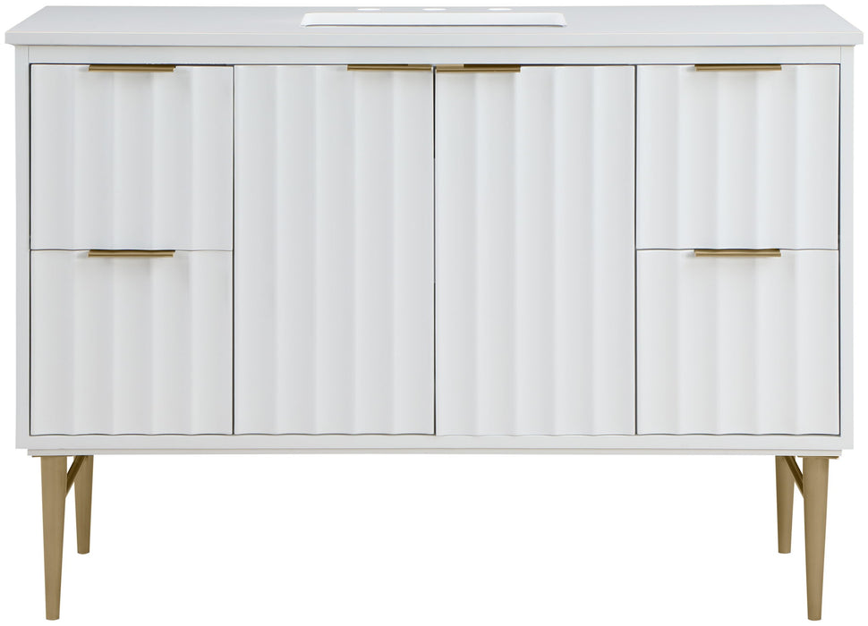 Modernist - Bathroom Vanity With Gold Legs - Simple Home Plus