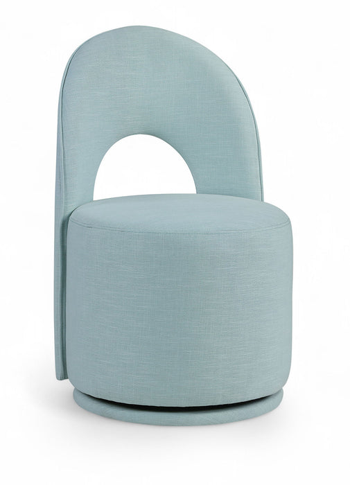 Cirelle - Linen Textured Performance Fabric Dining Chair (Set of 2) - Simple Home Plus