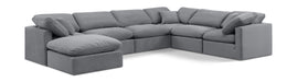 Indulge - Velvet 7 Piece Modular Sectional - Simple Home Plus