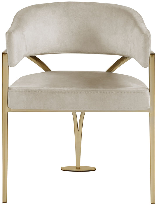 Madelyn - Dining Chair (Set of 2) - Brushed Brass - Simple Home Plus