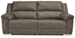 Laresview - Fossil - 2 Seat Reclining Sofa - Simple Home Plus