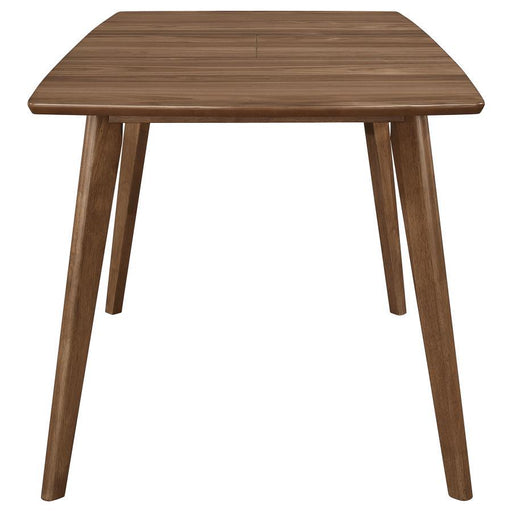 Alfredo - Extension Leaf Dining Table - Natural Walnut - Simple Home Plus