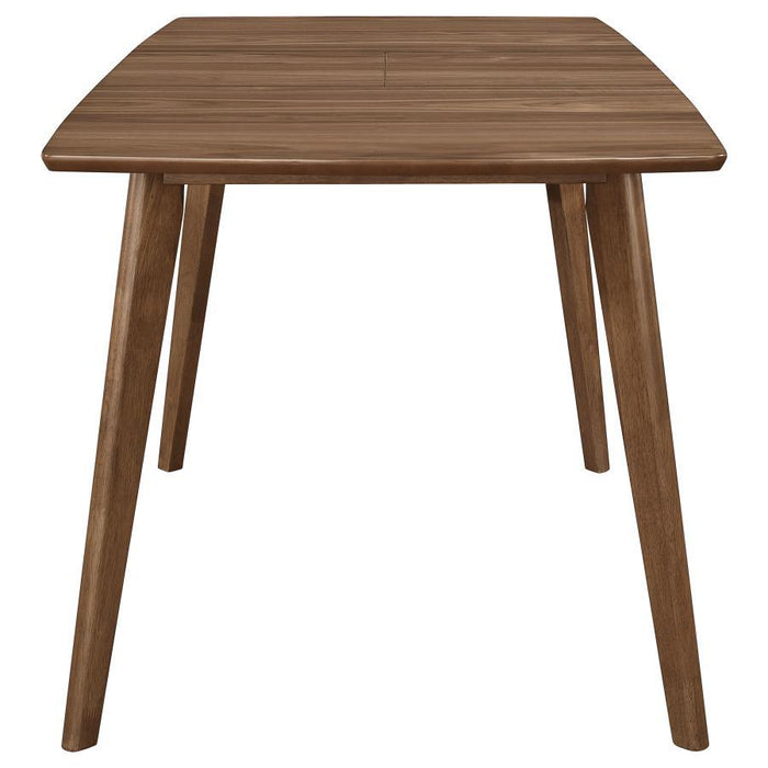 Alfredo - Extension Leaf Dining Table - Natural Walnut - Simple Home Plus