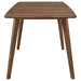 Alfredo - Extension Leaf Dining Table - Natural Walnut - Simple Home Plus