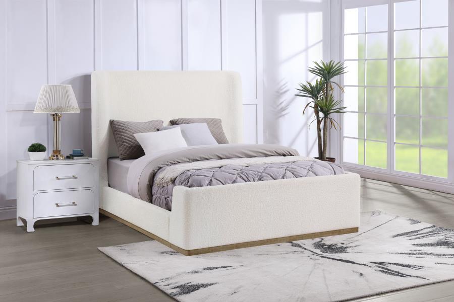 Nala - Upholstered Sleigh Bed - Simple Home Plus