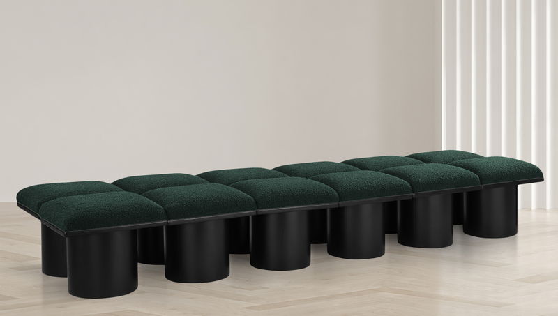 Pavilion - 12 Piece Modular Bench With Black Base