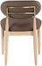 Riccio - Faux Leather Dining Side Chair (Set of 2) - Natural Frame - Simple Home Plus
