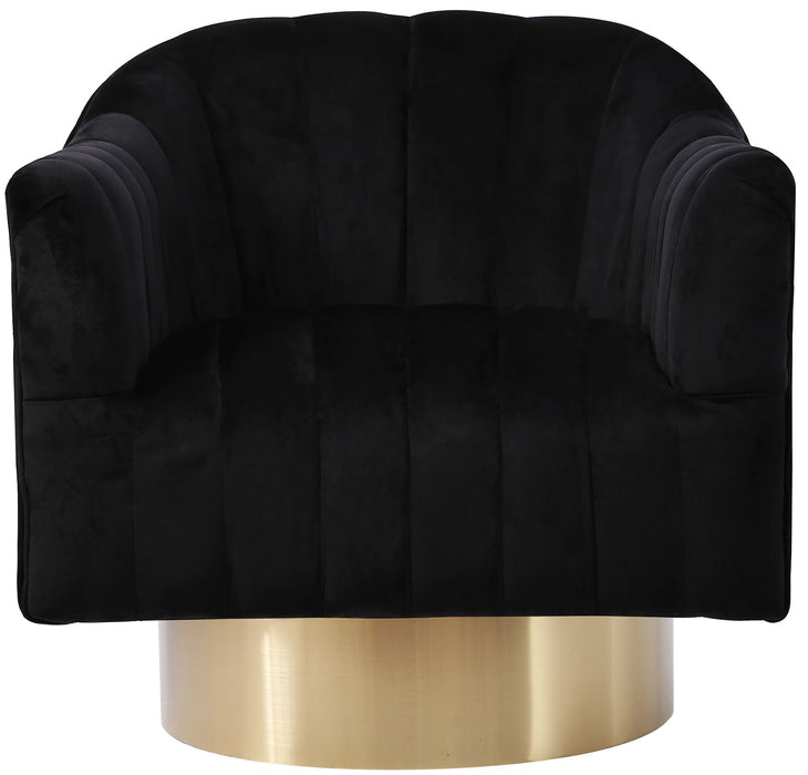 Farrah - Accent Chair with Gold Base - Simple Home Plus