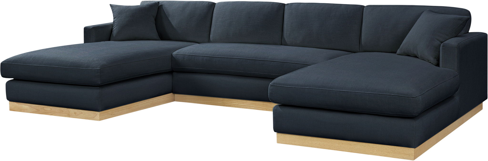 Johanna - 3 Piece Sectional - Natural Base - Simple Home Plus